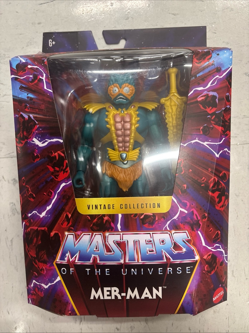 Mattel Masters of the Universe Mer-Man Action Figure - Teal & Gold